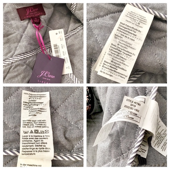 Sold J. Crew Liberty Quilted Downtown Field Jacket - Picture 7 of 8